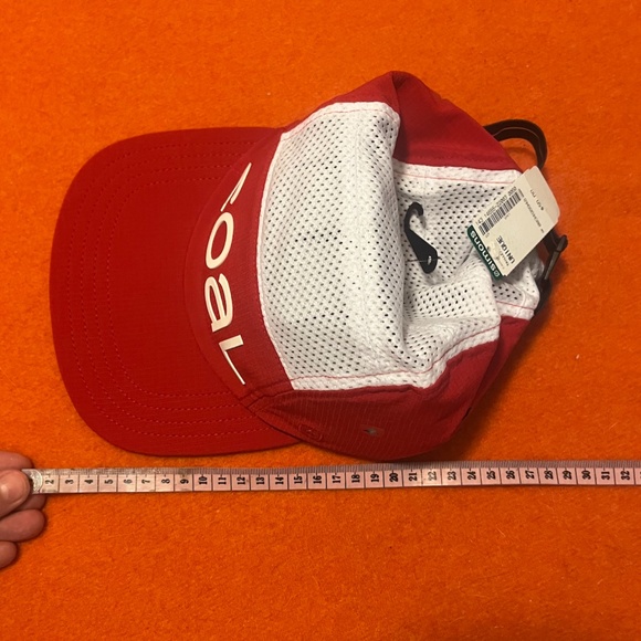 Coal unisex retro red and white logo Jetty baseball cap hat NWT - Picture 6 of 7